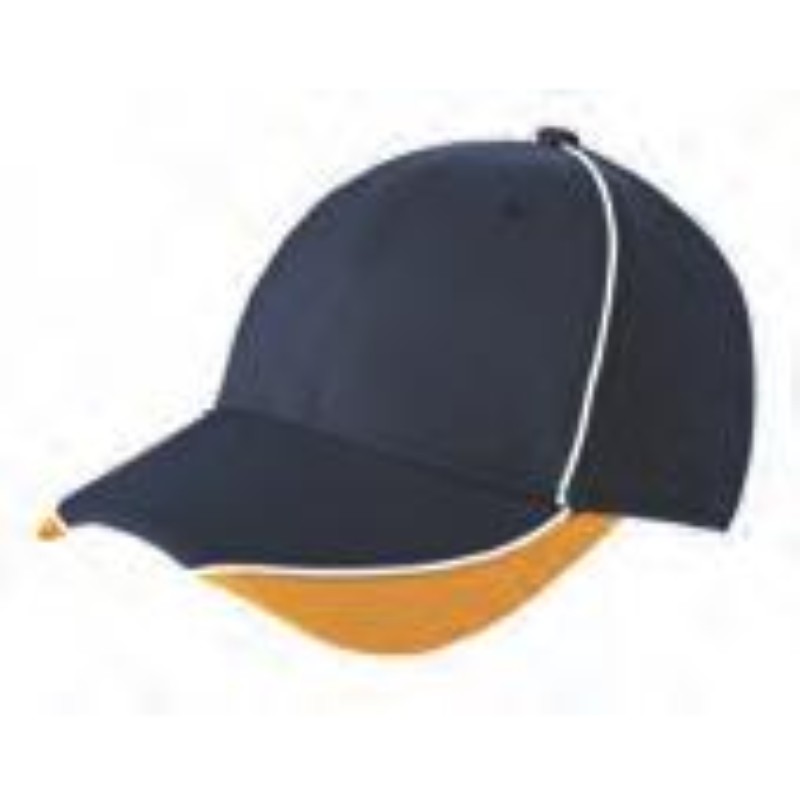Cap With Two Color Style 217 Gray Yellow